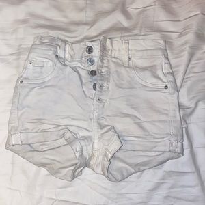 Garage White Shorts